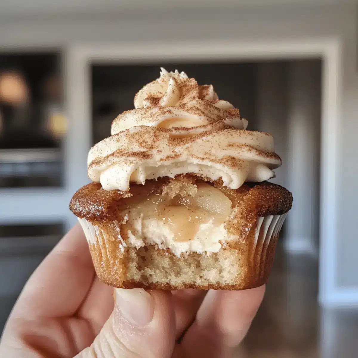 Cinnamon Apple Cider Cupcakes
