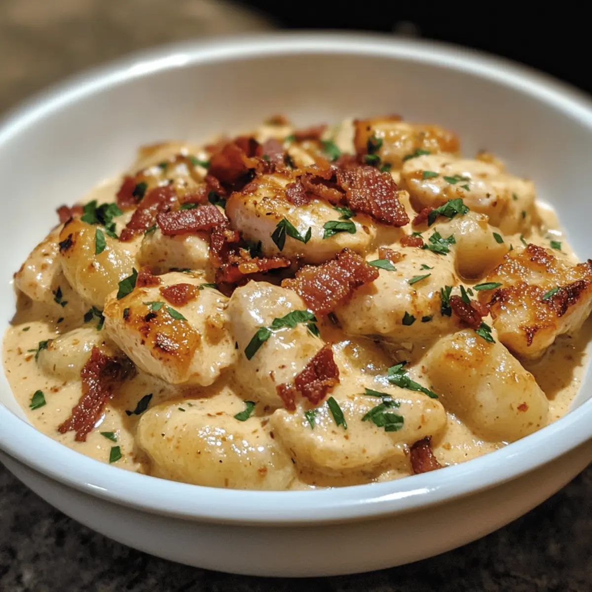 Creamy Crack Chicken Gnocchi