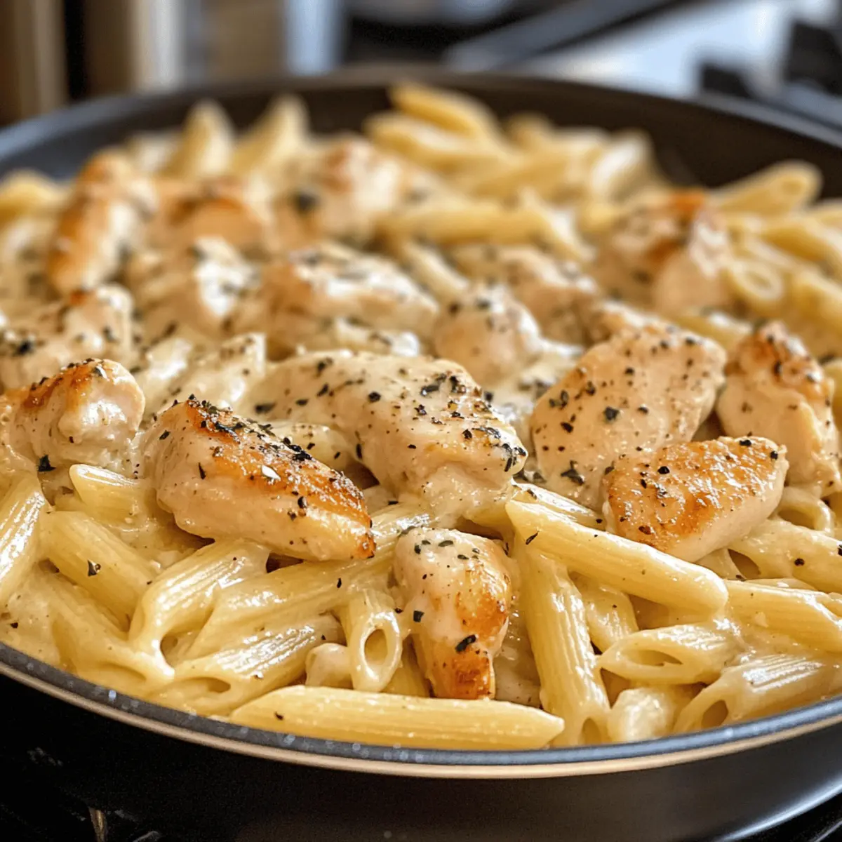 Creamy Garlic Parmesan Chicken Pasta