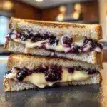 Crispy Blueberry Grilled Cheese