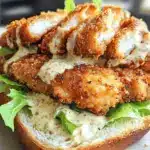 Crispy Chicken Caesar Sandwich