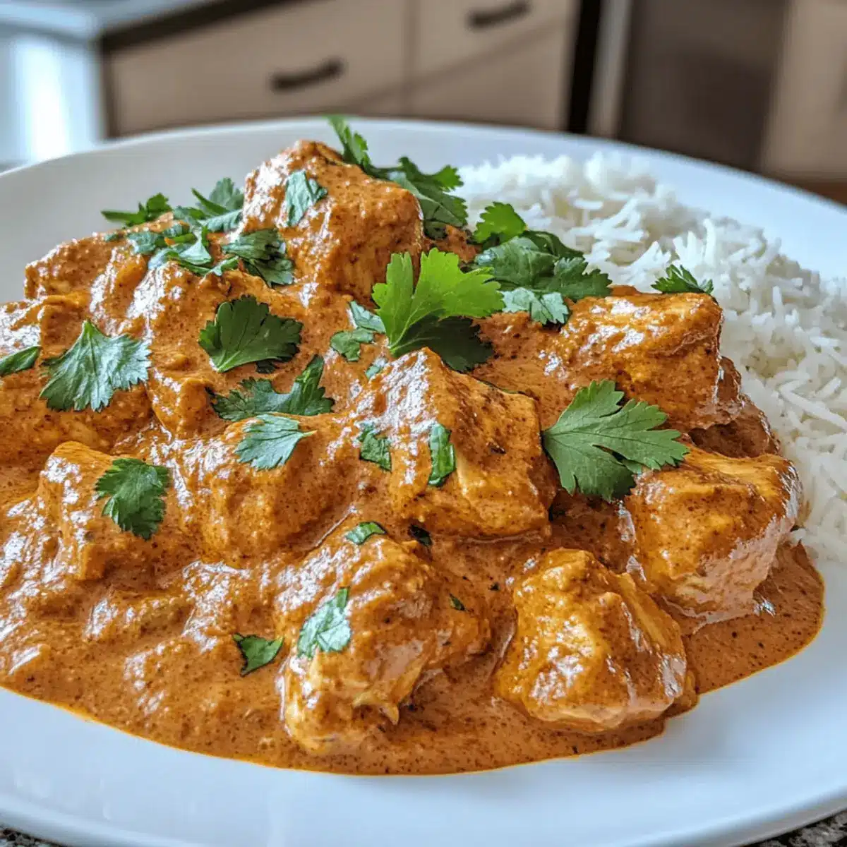 Crockpot Creamy Coconut Chicken Tikka Masala