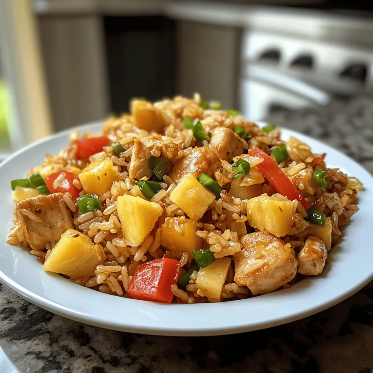 Pineapple Chicken Fried Rice
