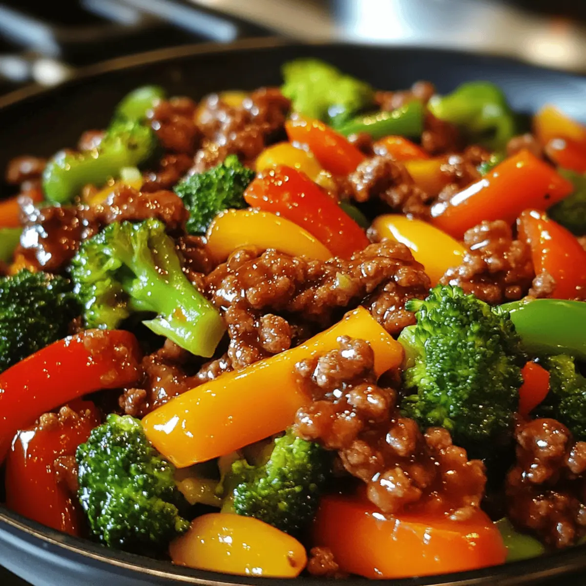 Teriyaki Ground Beef Stir-Fry