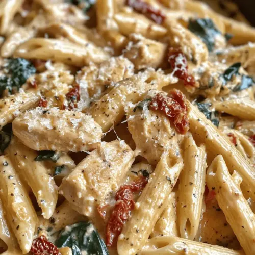Chicken Spinach Penne