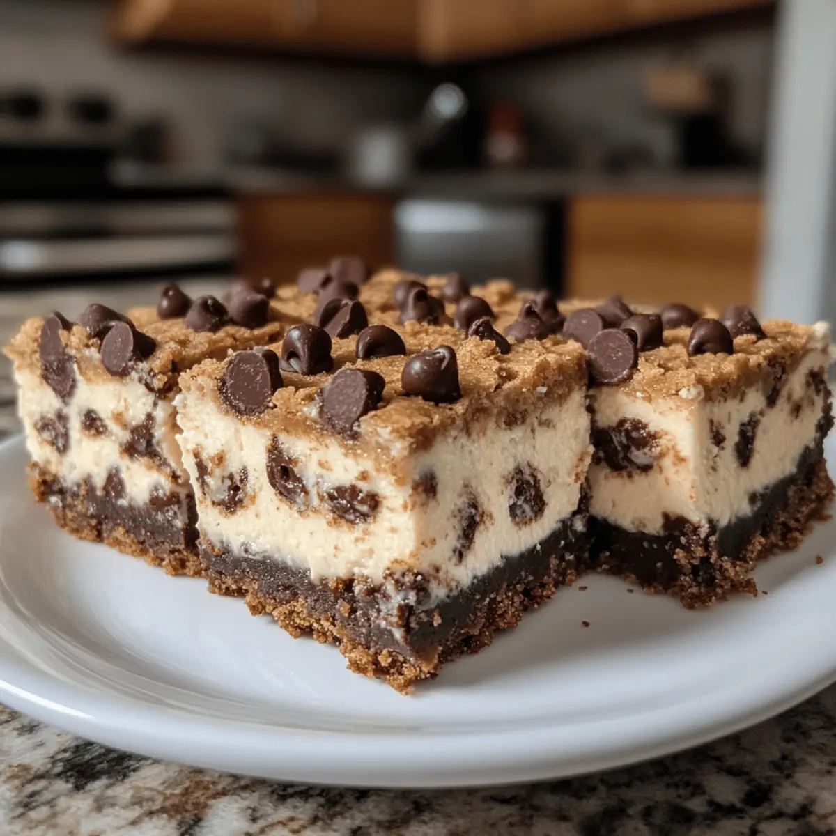 Chocolate Chip Cheesecake Bars