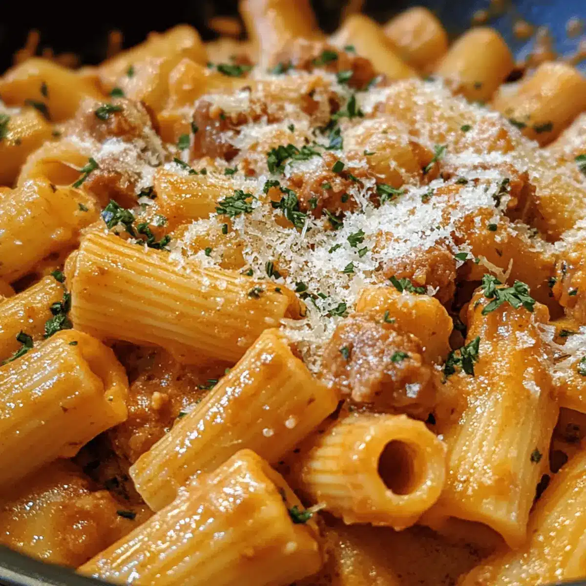 Creamy Italian Sausage Rigatoni