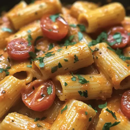 Creamy Tomato Garlic Pasta