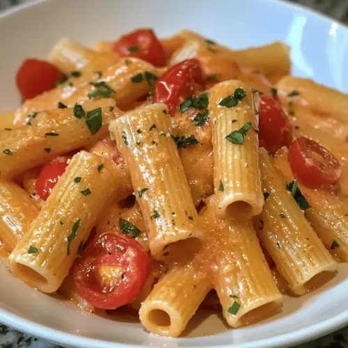 Creamy Tomato Garlic Pasta