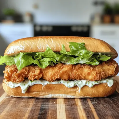 Crispy Chicken Caesar Sandwich