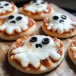 Mini Halloween Pizzas