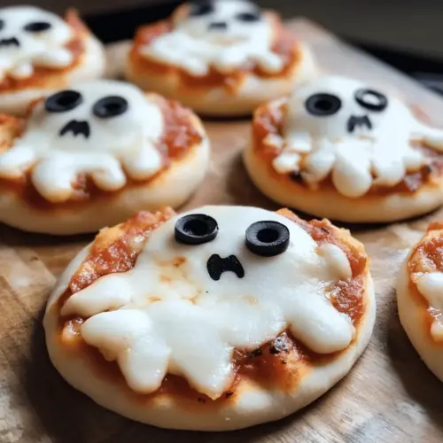 Mini Halloween Pizzas