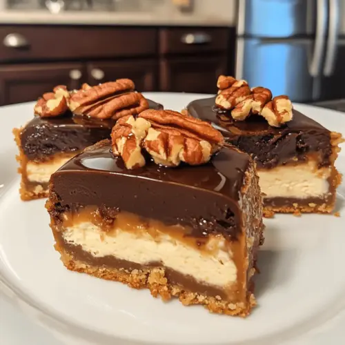 No Bake Turtle Mini Cheesecake