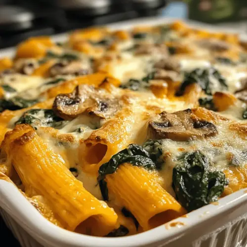 Pasta Bake with Pumpkin Tomato Sauce