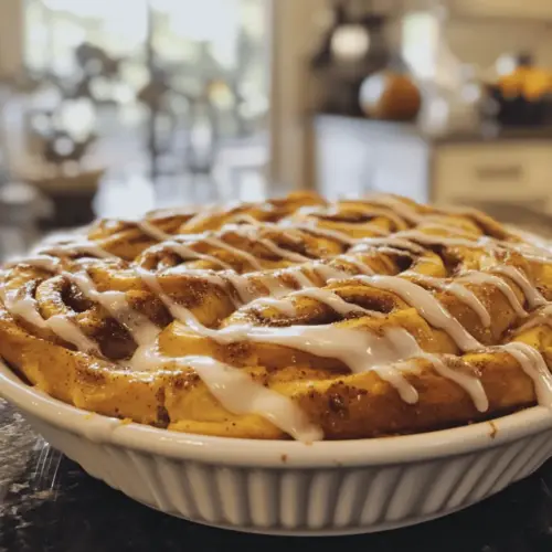 Pumpkin Chai Cinnamon Rolls