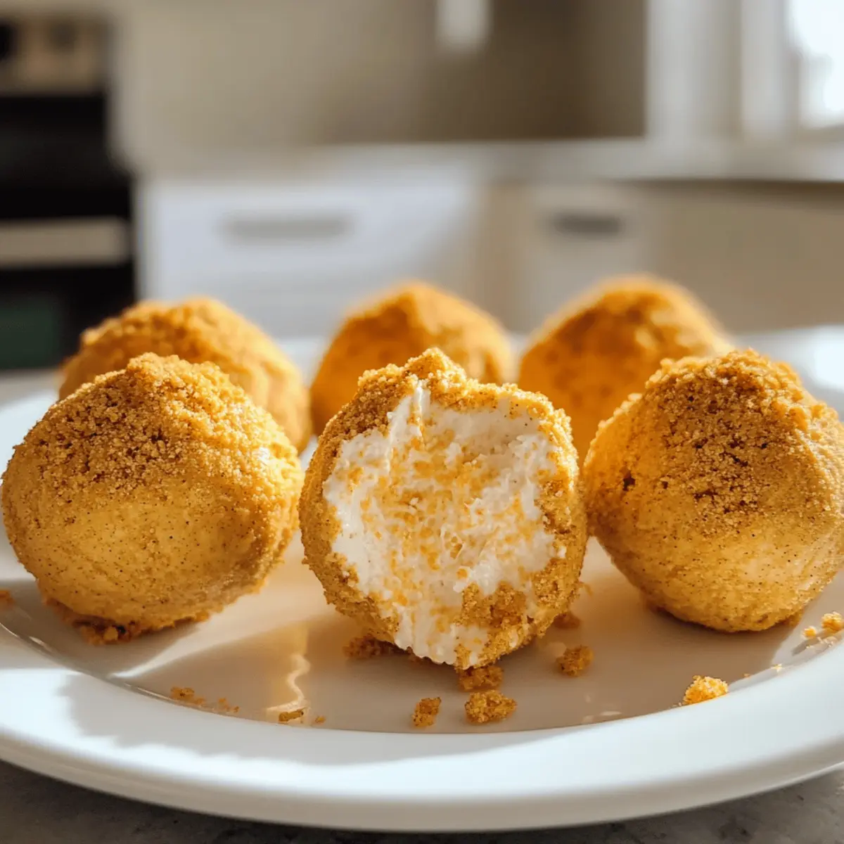 Pumpkin Cheesecake Balls