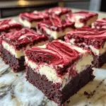 Red Velvet Cheesecake Brownies