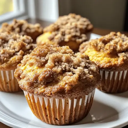 Spiced Pumpkin Streusel Muffins