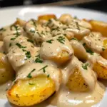 Creamy Garlic Sauce Potatoes