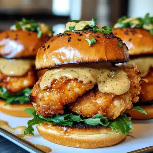 Honey Mustard Chicken Sliders
