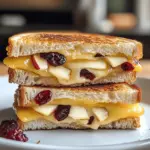 Apple and Cranberry Grilled Cheese