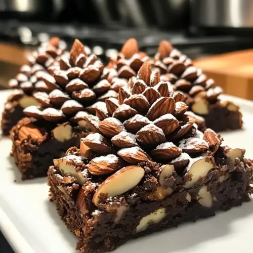 Viral Pine Cone Brownies