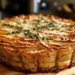 Balsamic Thyme Potato Torte