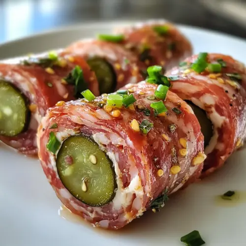 Keto Salami Roll-Ups