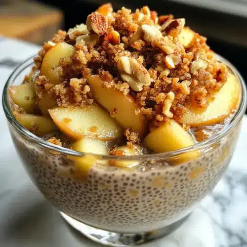 Apple Crumble Chia Pudding