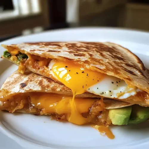 Fried Egg Quesadilla