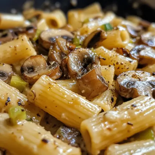 Creamy Mushroom Gruyere Pasta