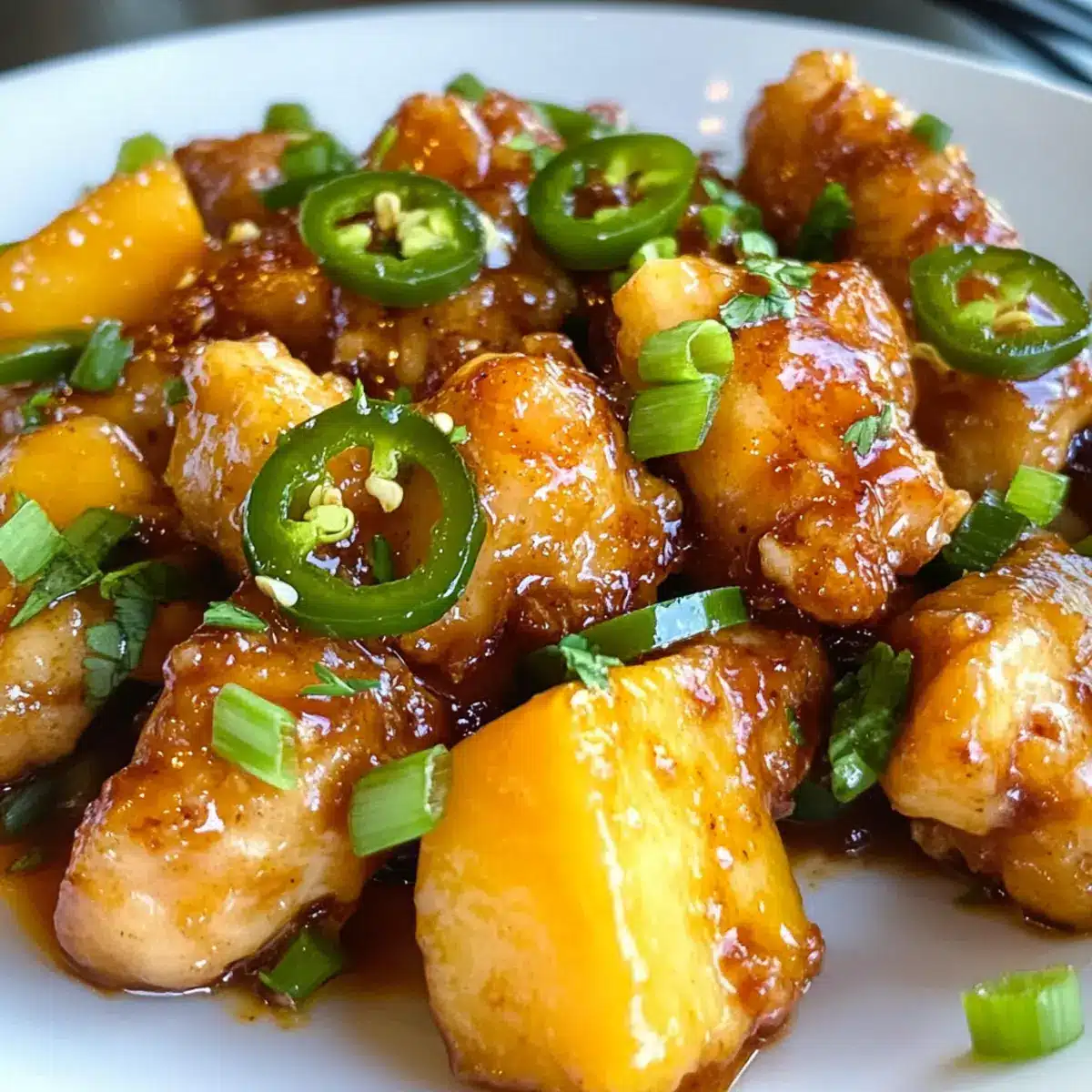 Jalapeno Peach Chicken