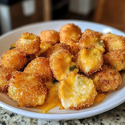 Crispy Pickle Cheese Bites