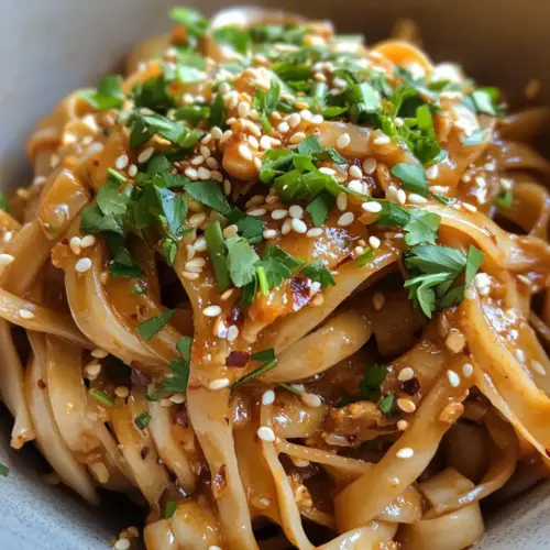 Spicy Peanut Butter Noodles