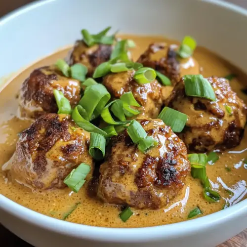 Jerk Meatballs In Coconut Curry Sauce