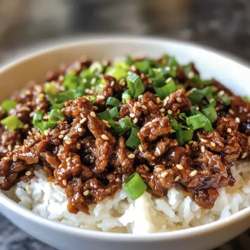 Korean Ground Beef Bowl