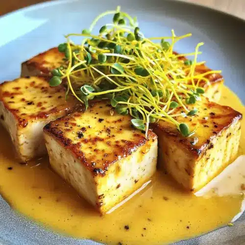 Spicy Tofu with Creamy Coconut Sauce