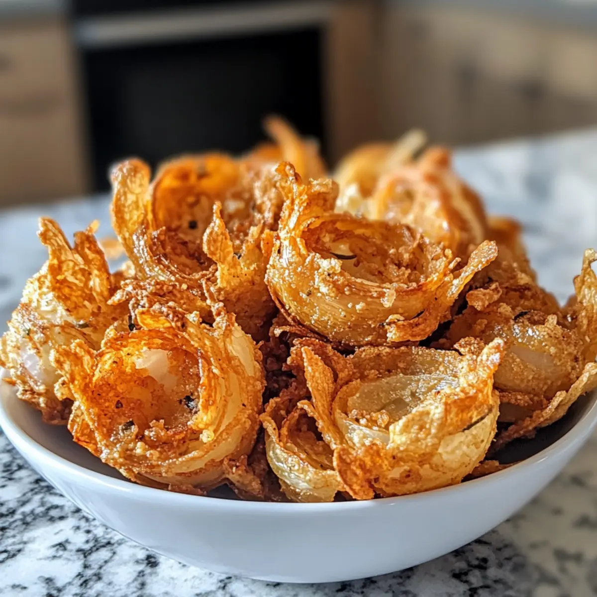 Crispy Mini Blooming Onions in Air Fryer