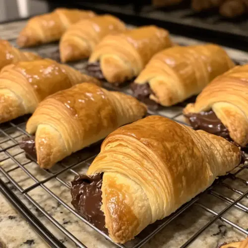 Homemade Chocolate Croissants