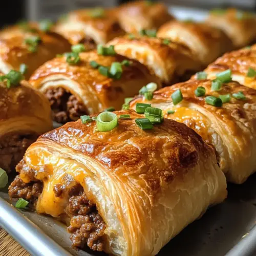 Cheesy Beefy Roll-Ups