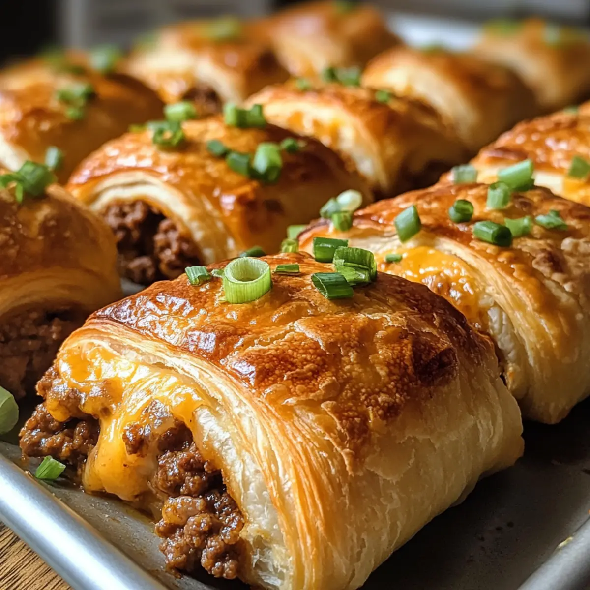 Cheesy Beefy Roll-Ups