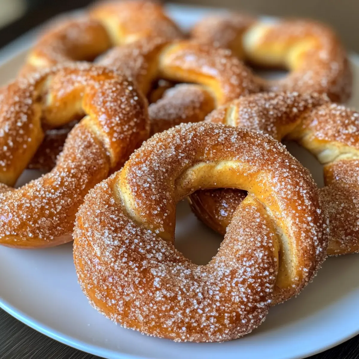 Cinnamon Sugar Soft Pretzels