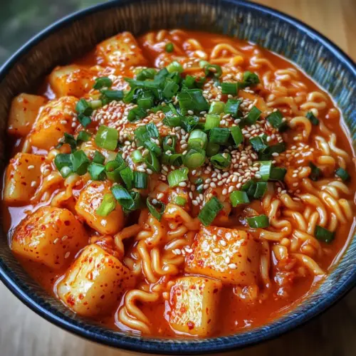 Rabokki - Ramen with Tteokbokki