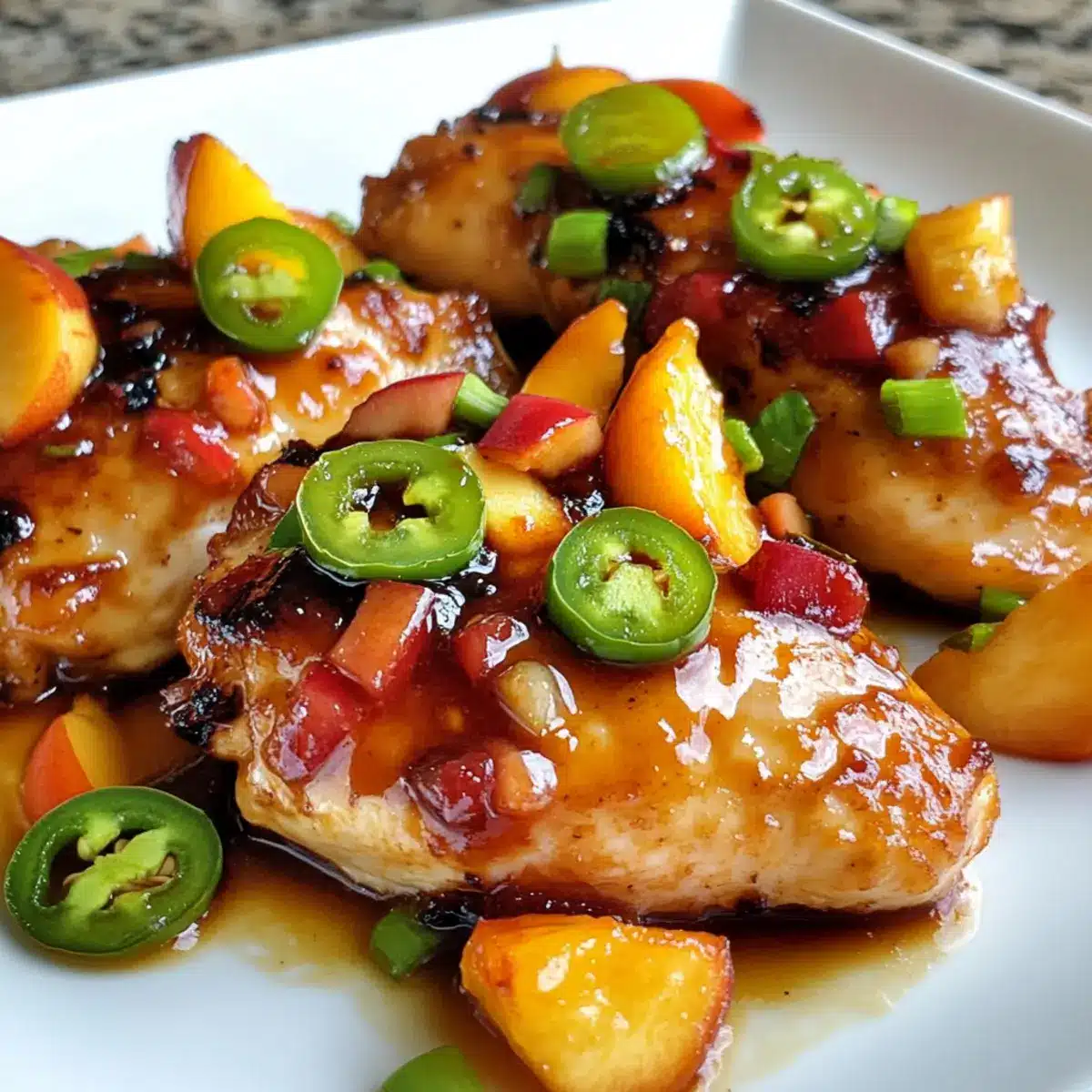 Jalapeno Peach Chicken