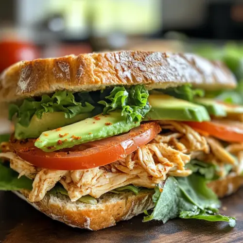 Chicken Torta Sandwich