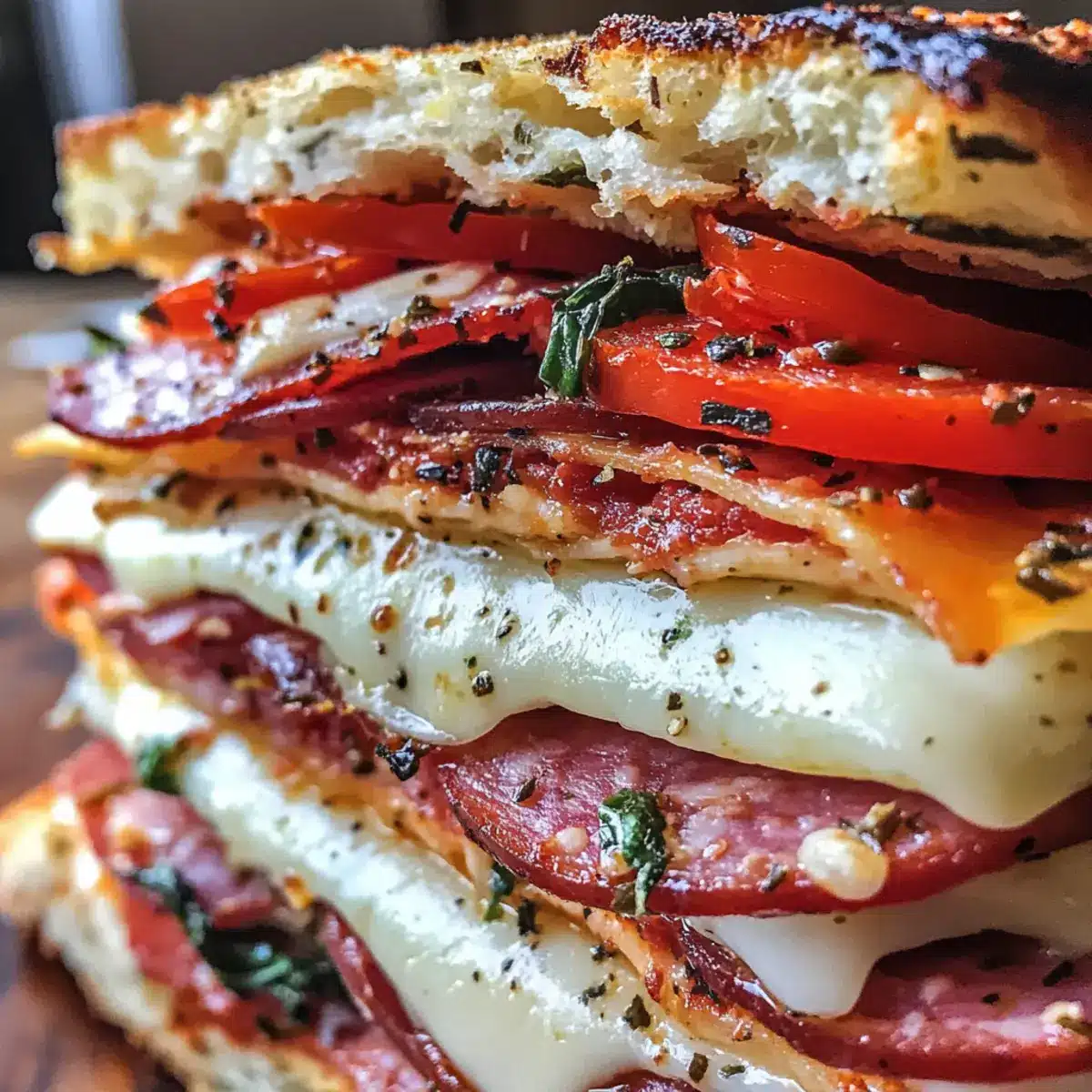 Baked Italian Grinder Sandwiches