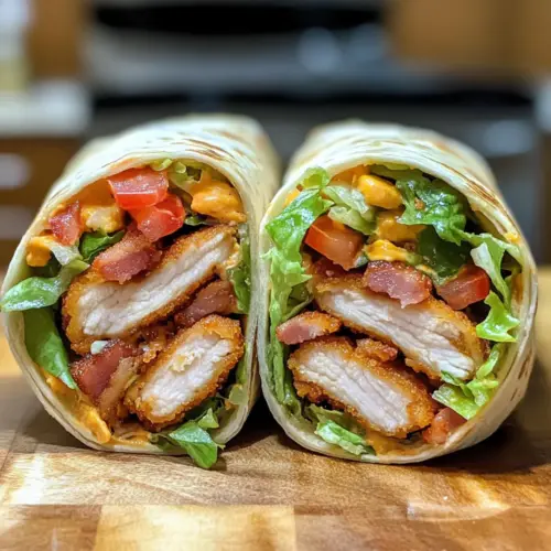 Crispy Chicken Bacon Ranch Wrap