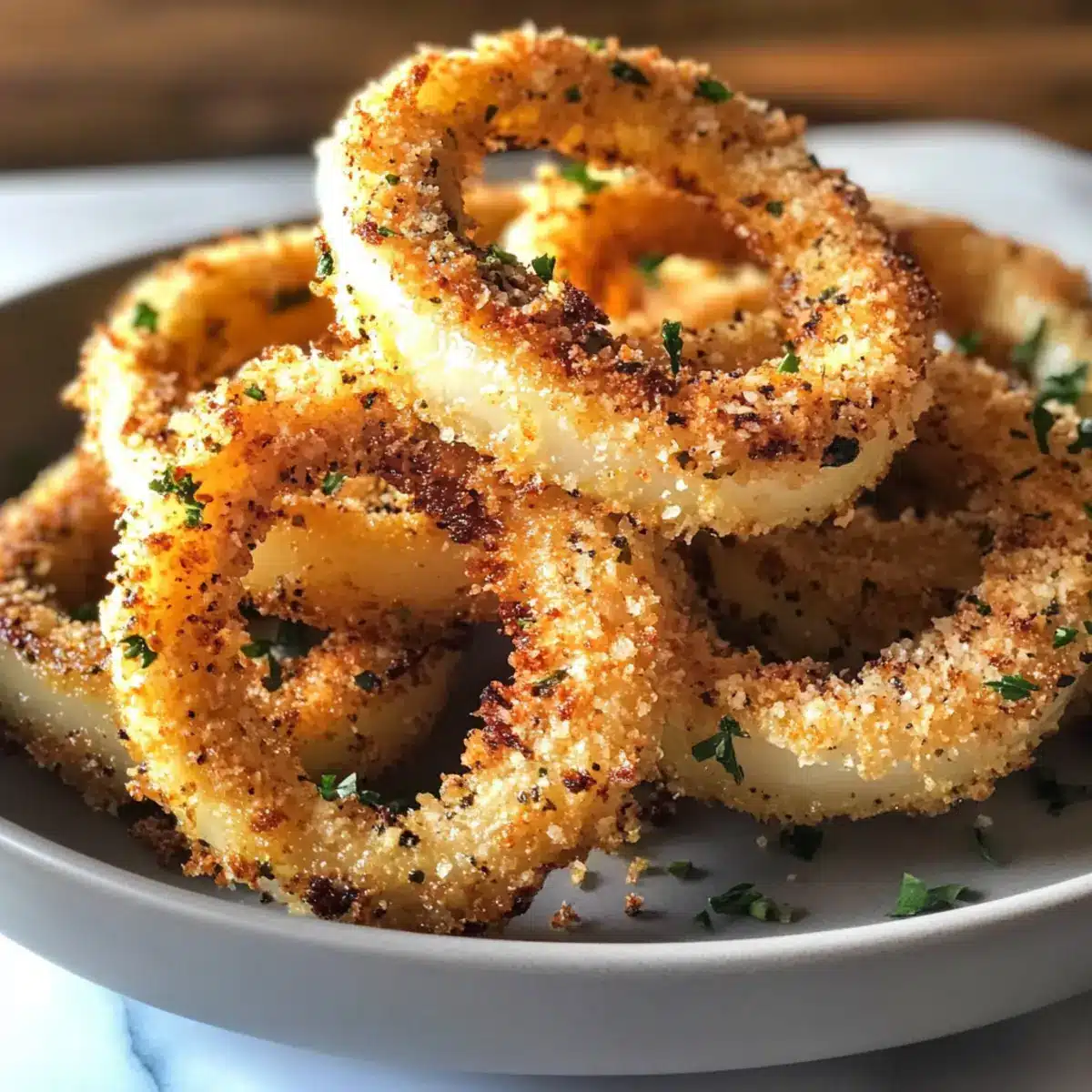 Parmesan Onion Rings