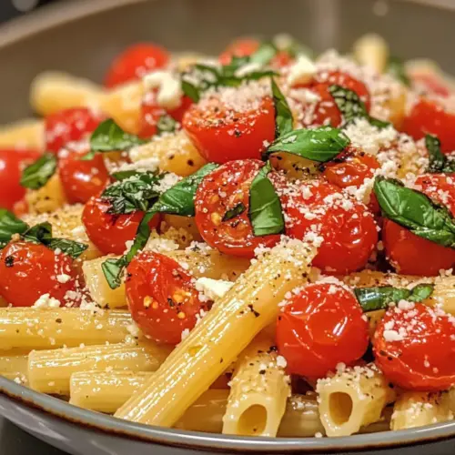 Roasted Tomato and Garlic Ricotta Pasta