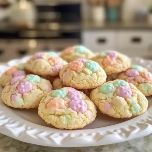 Springtime Crinkle Cookies
